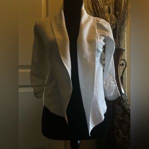 89th & Madison- White 3/4 Sleeve Cardigan
